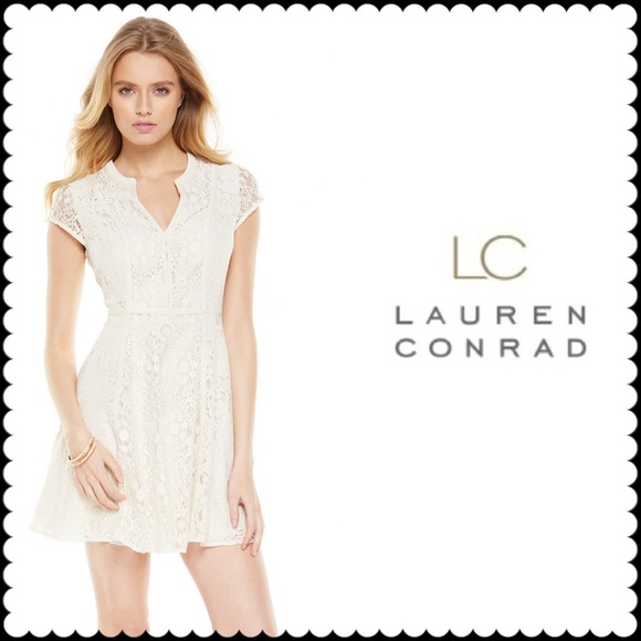 LC Lauren Conrad Dresses & Skirts - LC Lauren Conrad Lace Fit & Flare Dress NWT!